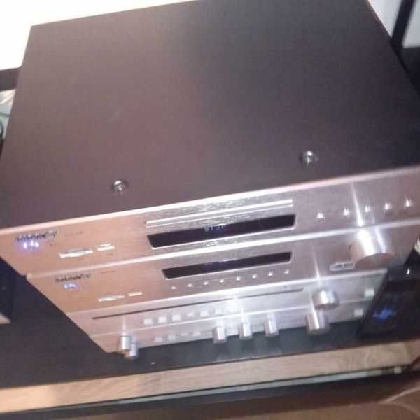 wieża unitra diora AVS600 DVD600 stan gabinetowy