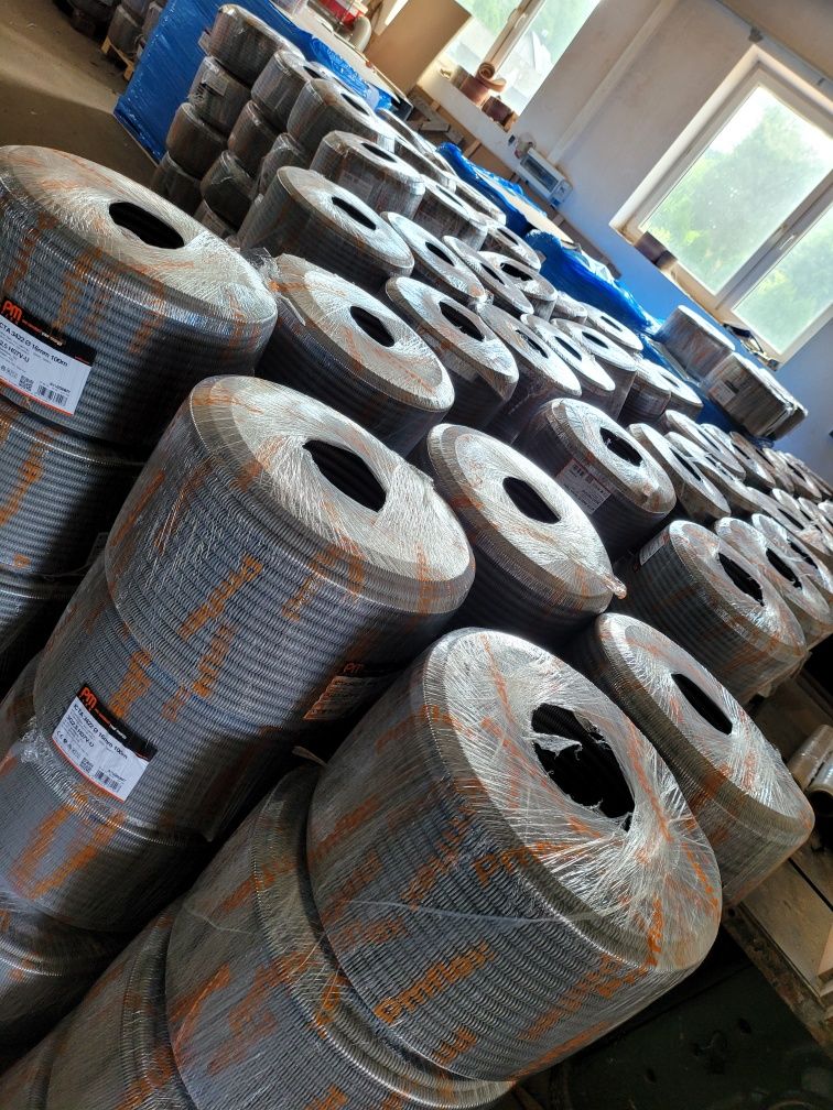 Przewody w peszlu 3x2.5 3x1.5 5x1.5 750N 750V kable w peszlu 100m