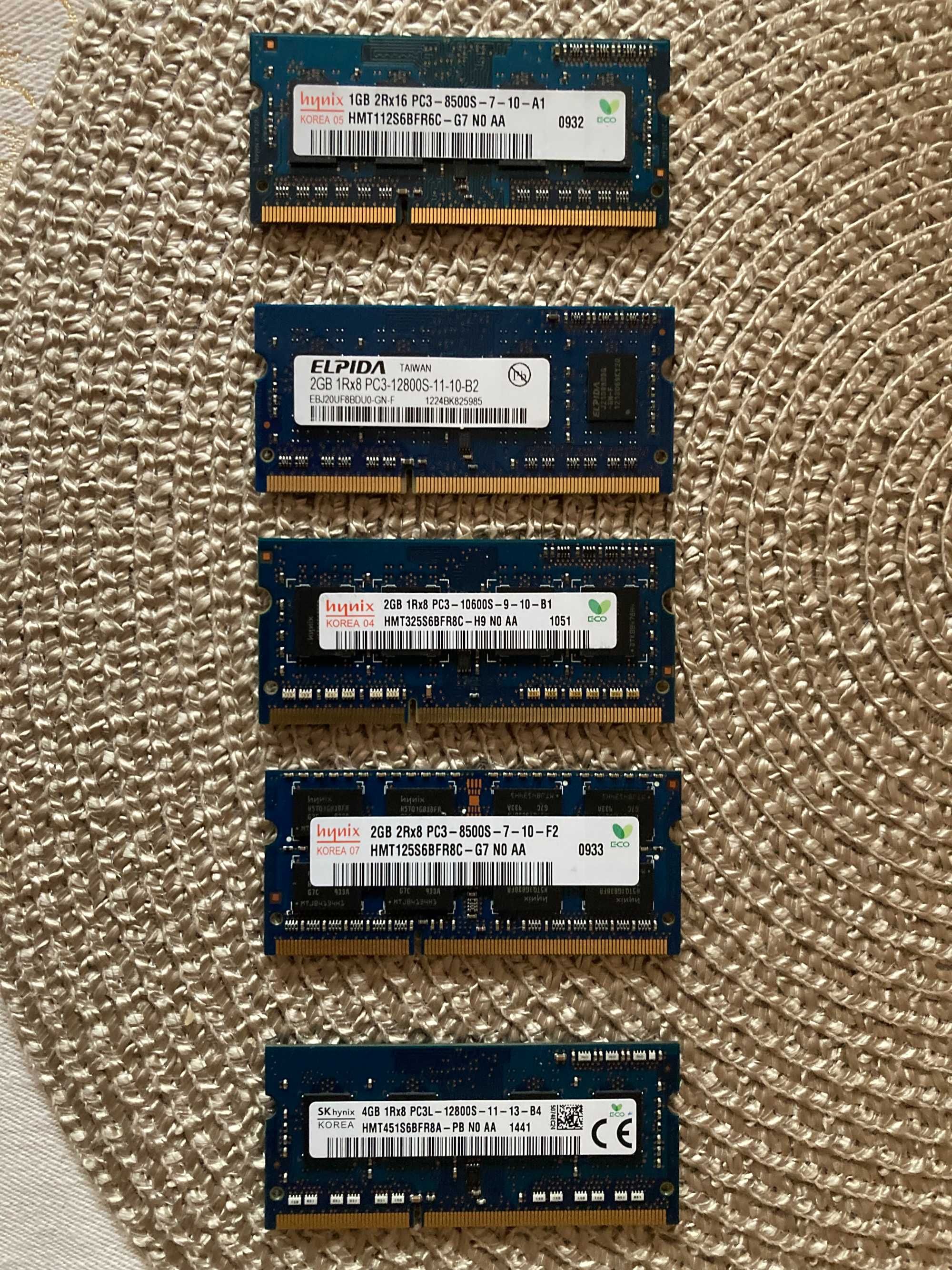 Pamięci RAM - 1 GB  2 GB 4 GB