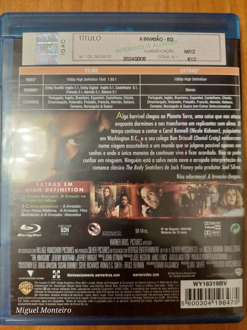 Blu Ray A Invasão