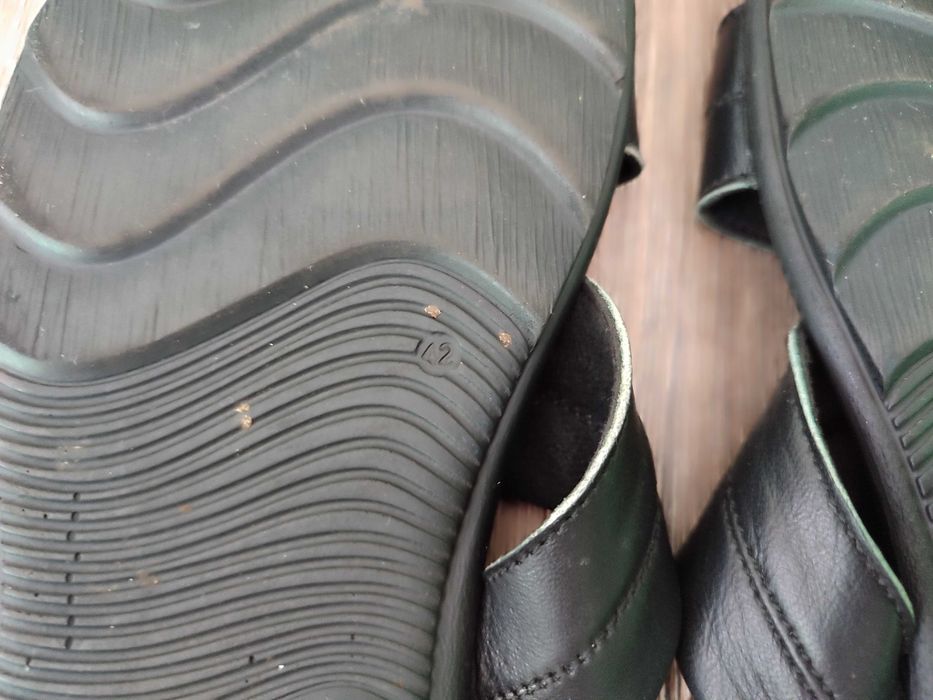 Шлёпки, шлёпанцы кожа мужские "Adidas"р.43-44 б у