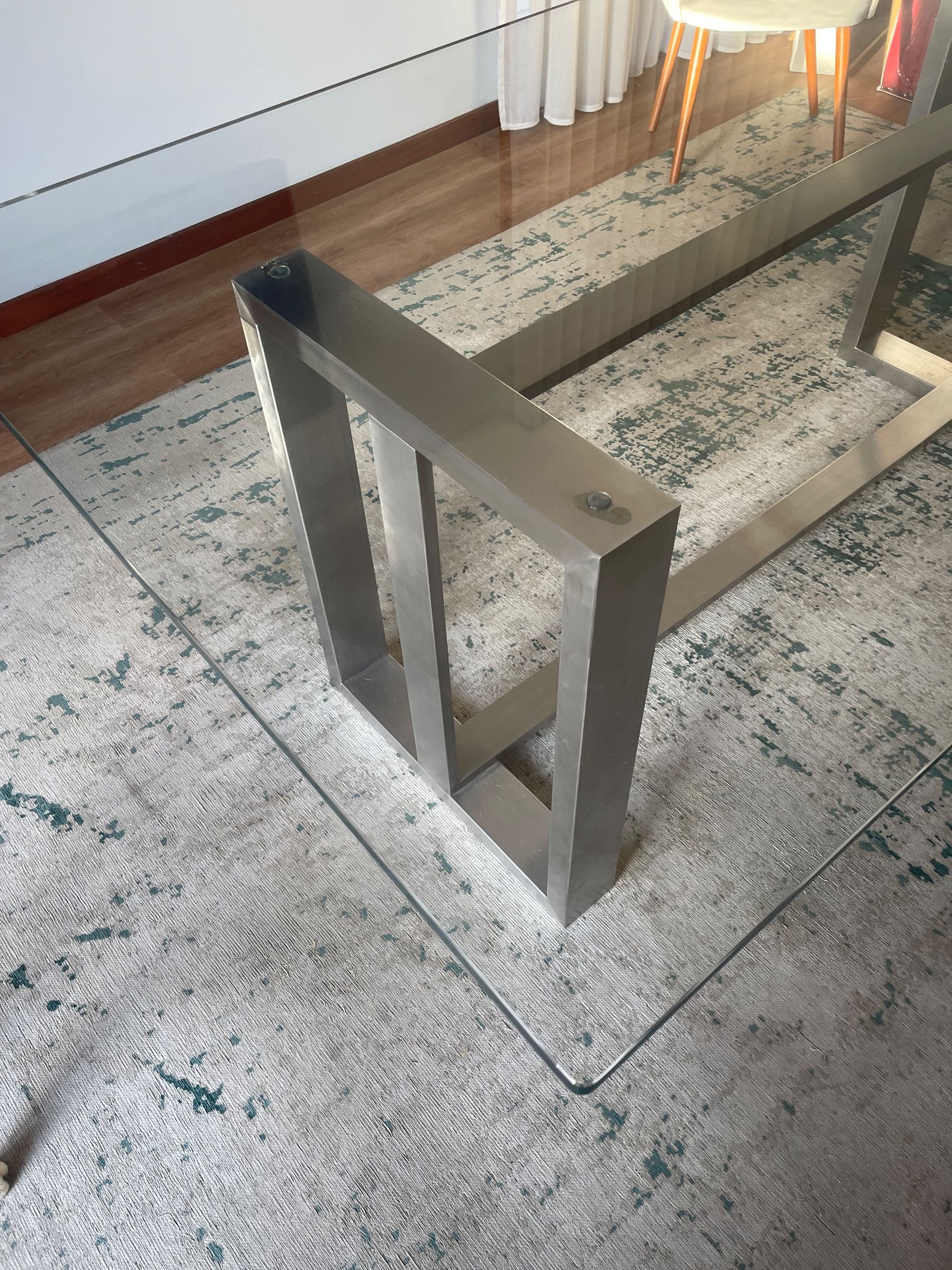 Mesa jantar vidro temperado