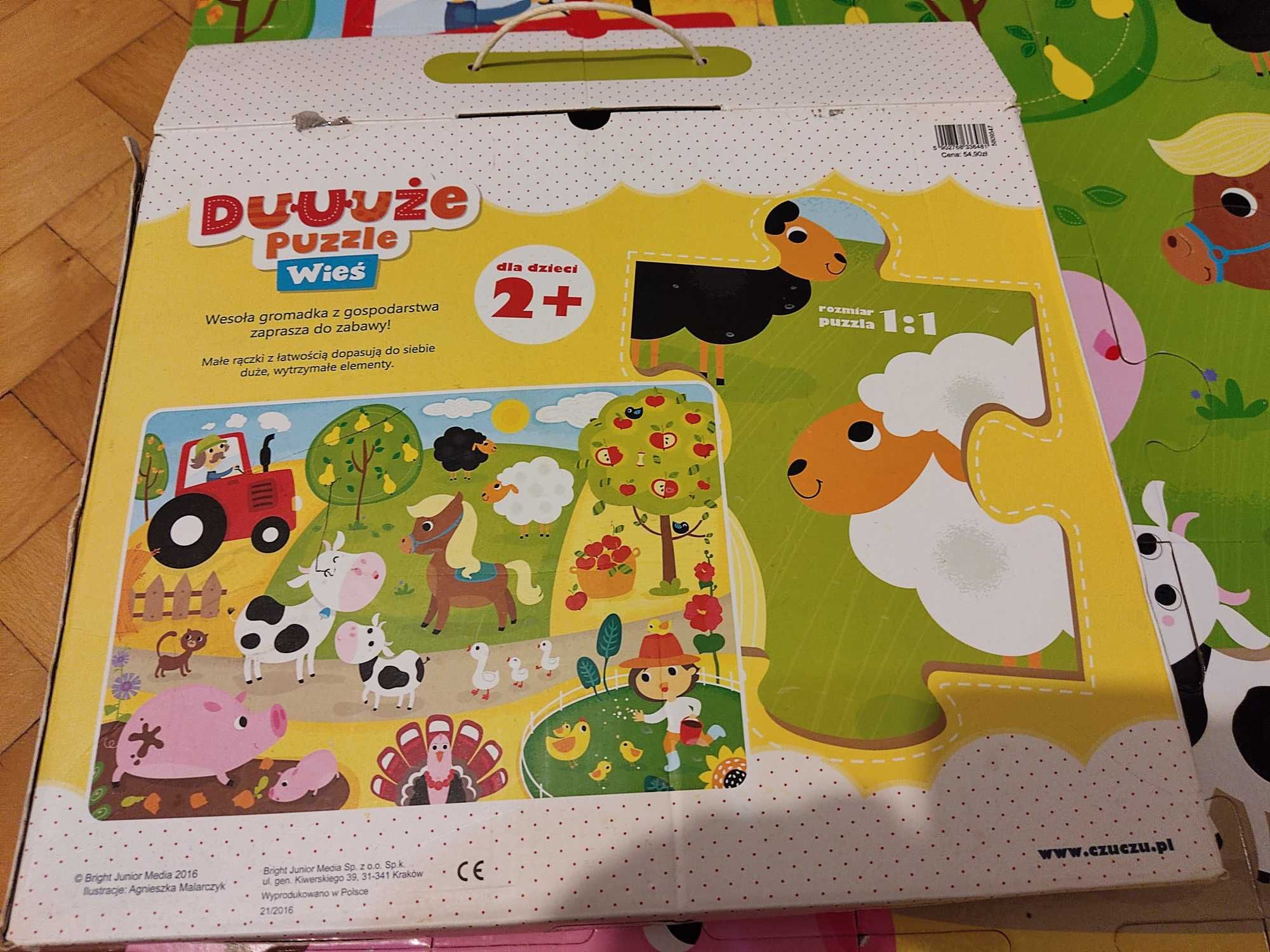 Puzzle CzuCzu Wieś, duże, 35 elementów, 2+