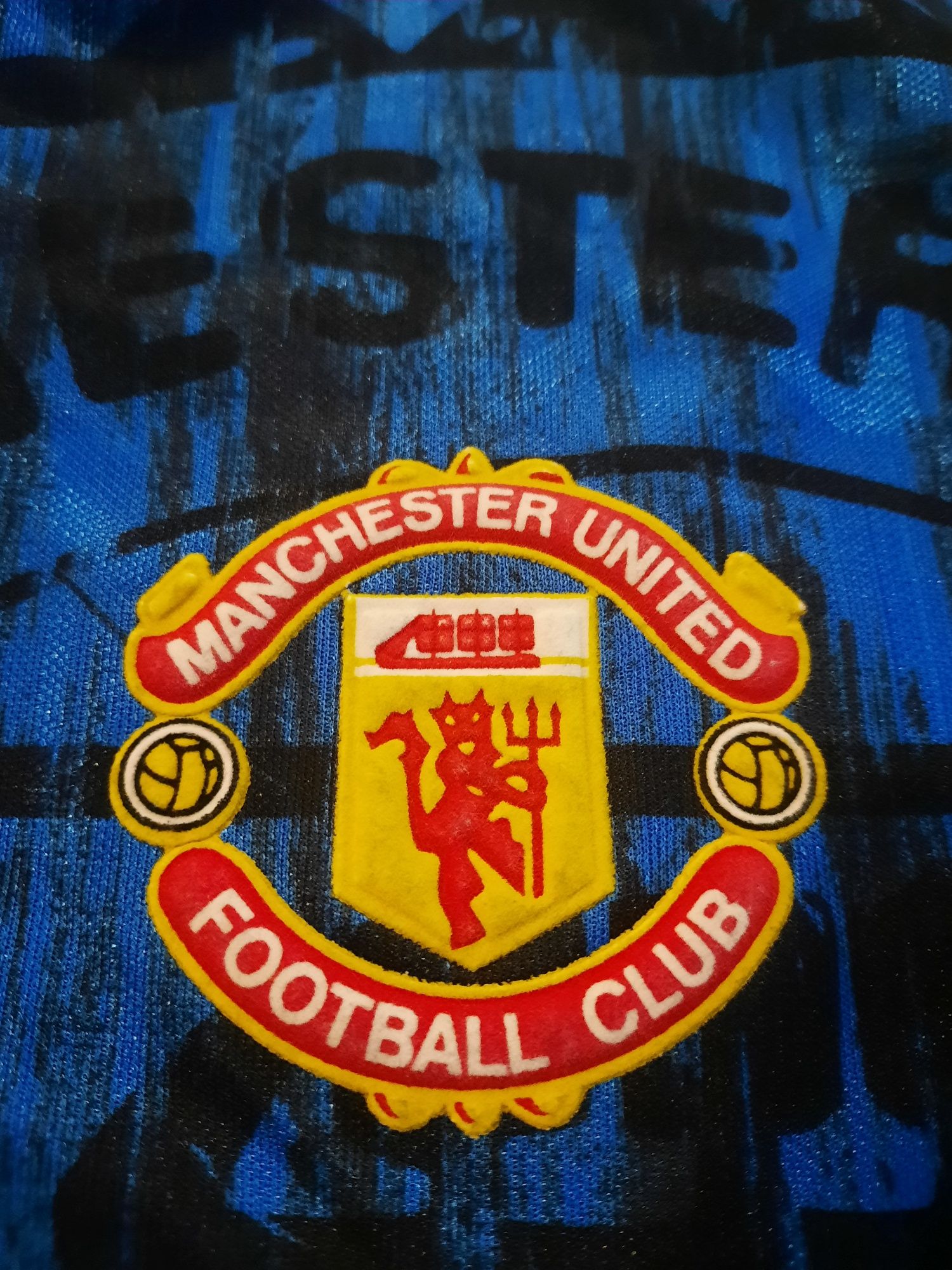 nowa cena koszulka piłkarska Manchester United 1993, Umbro vintage jer