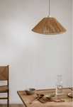 klosz boho lampy sufitowej eko scandi japandi 45cm średnicy