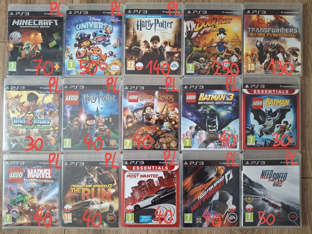 Gry dla dzieci i dorosłych na PS3