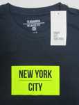 T-SHIRT krótki rękaw bawełniany NEW YORK CITY RELAXED FIT terranova L