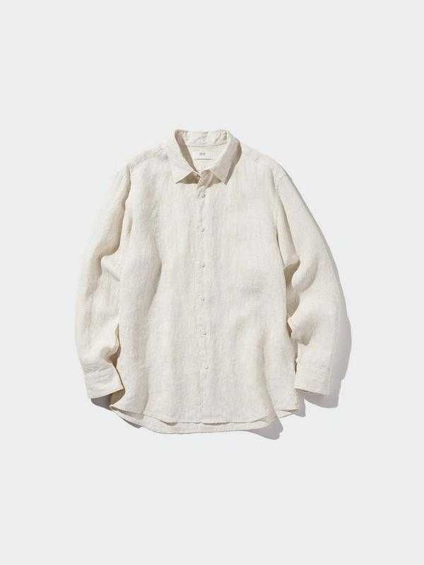 Фірмова лляна сорочка Uniqlo