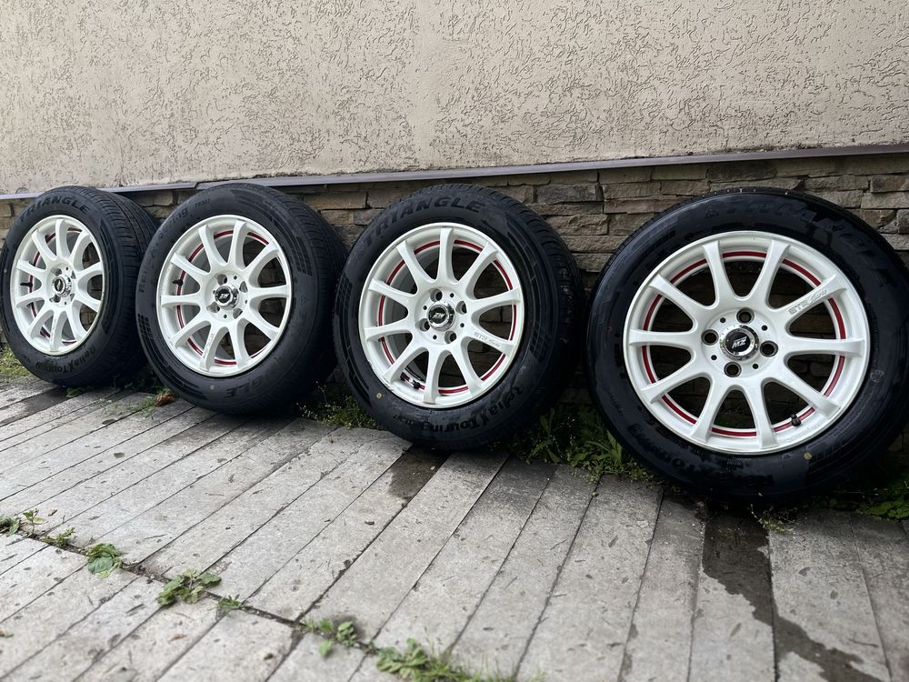 Диски ZW r14 4х98 в комплекте с летней резиной Triangle