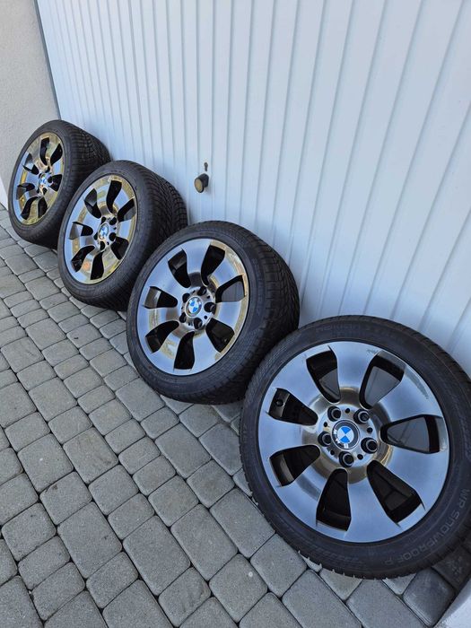 koła zimowe BMW oryginalne felgi BMW 17 5x120 Nowe Opony zimowe NOKIAN