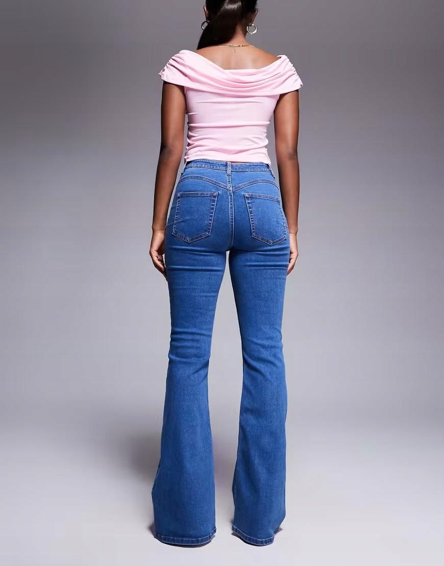 Asos spodnie dzwony flare jeansowe nowe W26 L32 S 36