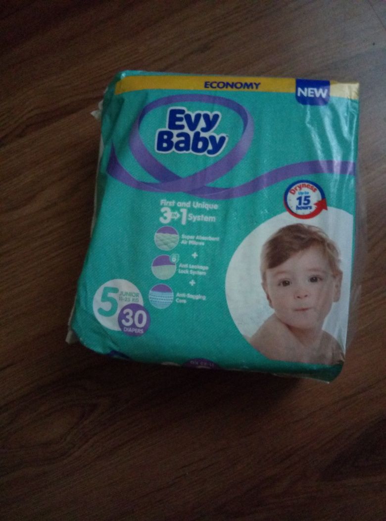 Подгузники Evy baby 5 Турция