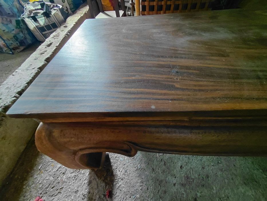 Mesa de centro rustica de estilo asiático