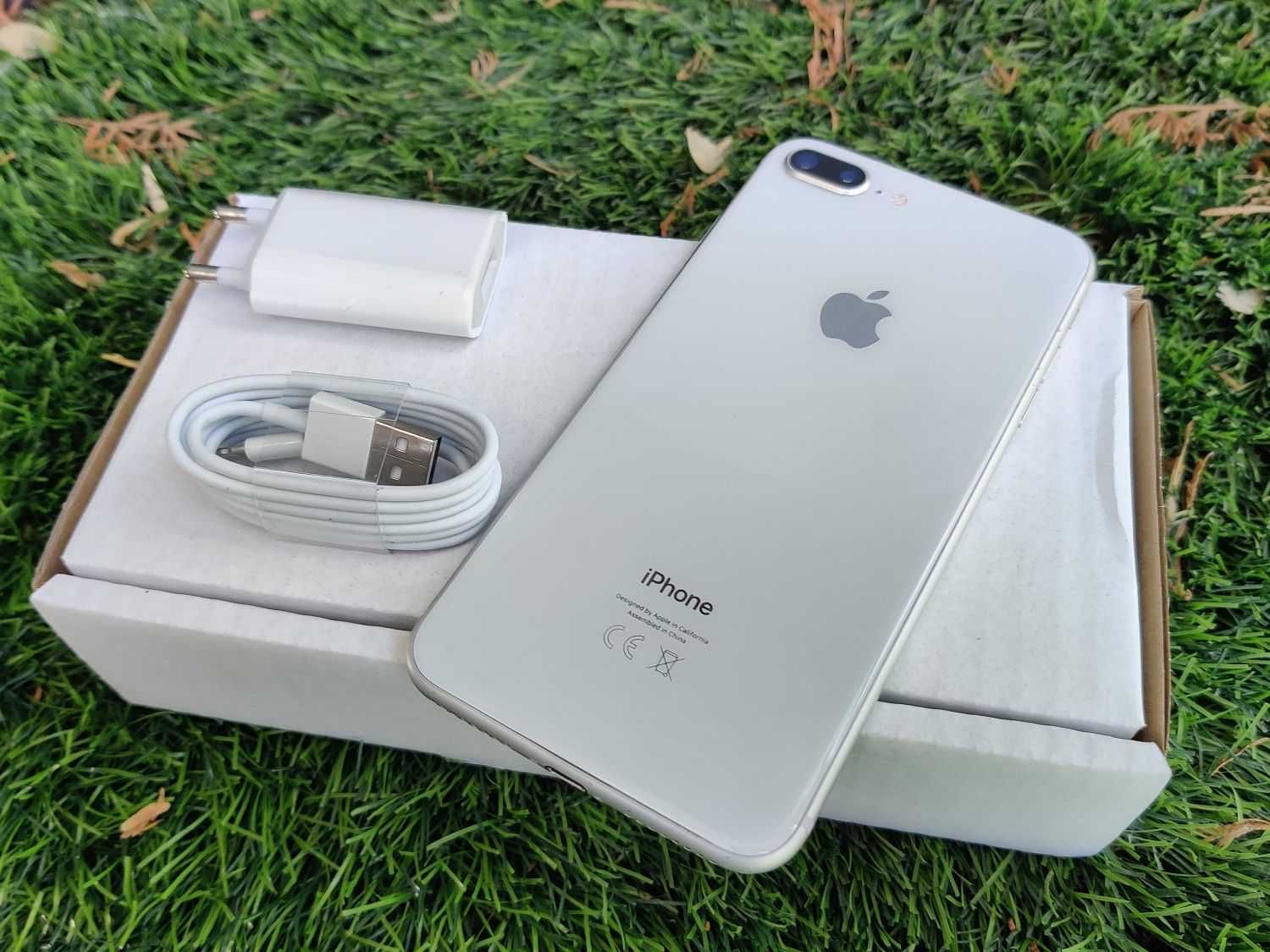 iPhone 8+ Plus 64GB Silver Srebrny Biały Grey Bateria 98% SklepFV