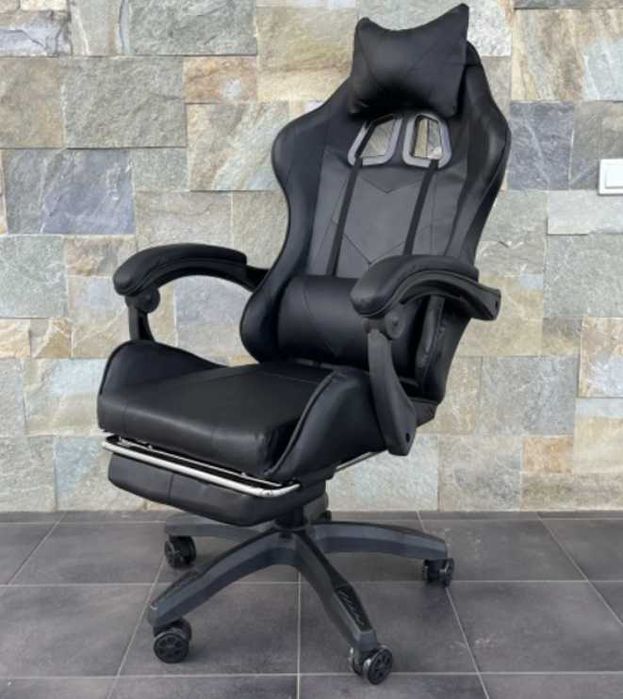 геймерське крісло з підставкою кресло геймерское игровое польша