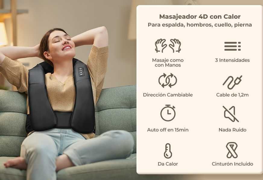 Aparelho de Massagens com calor