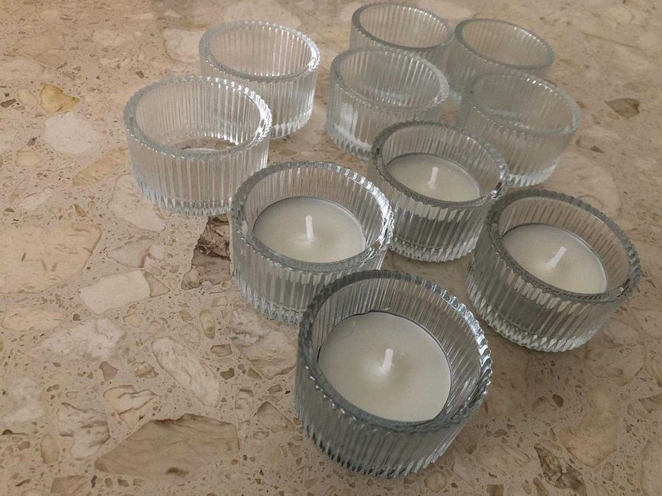 VENDO: conjunto de x10 / x20 / x30 porta-velas