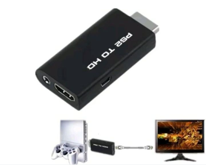Adapter PS2 HDMI TV Poprawia Jakość  Obrazu Nowy Wysyłka OLX Gwarancja