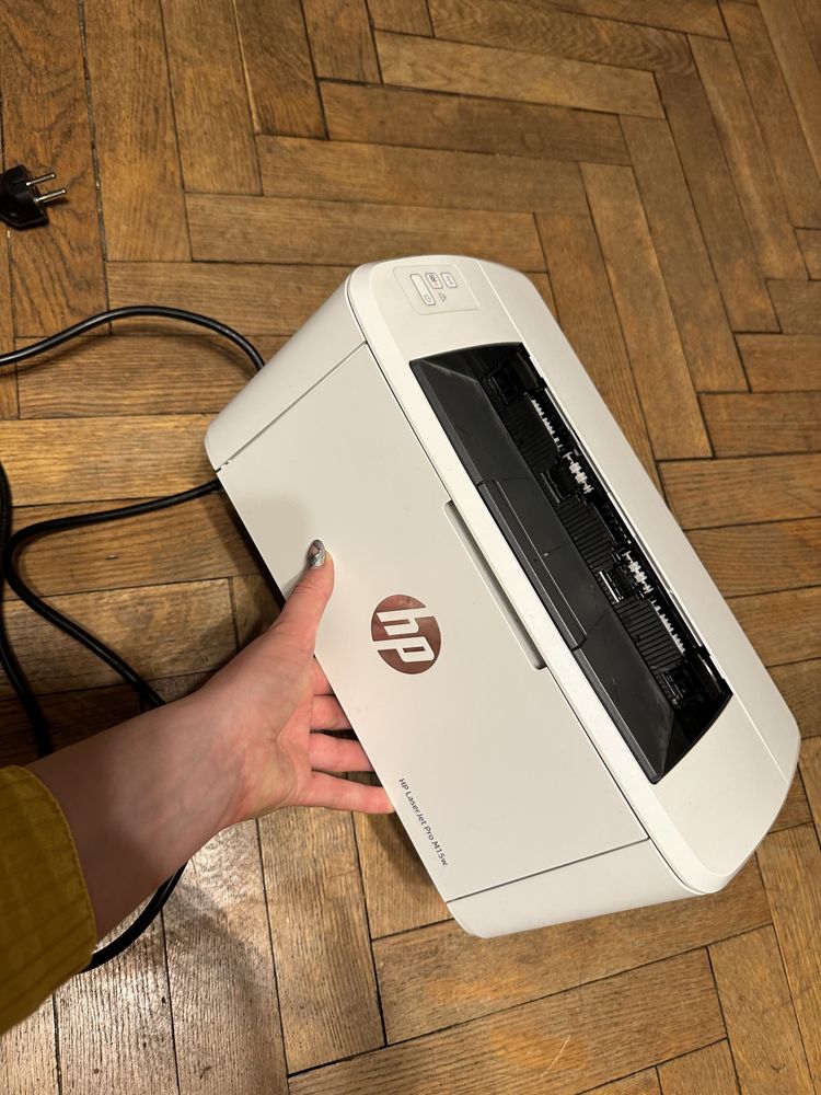 Drukarka laserowa hp HP Laserjet Pro M15W mono czarna sprawna biała