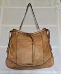 Mala Original Burberry - Slouchy Oversized leather tote beige - camel