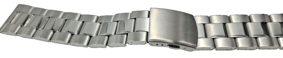 Bransoleta bransoletka do zegarka elegancka 22 mm stal nierdzewna