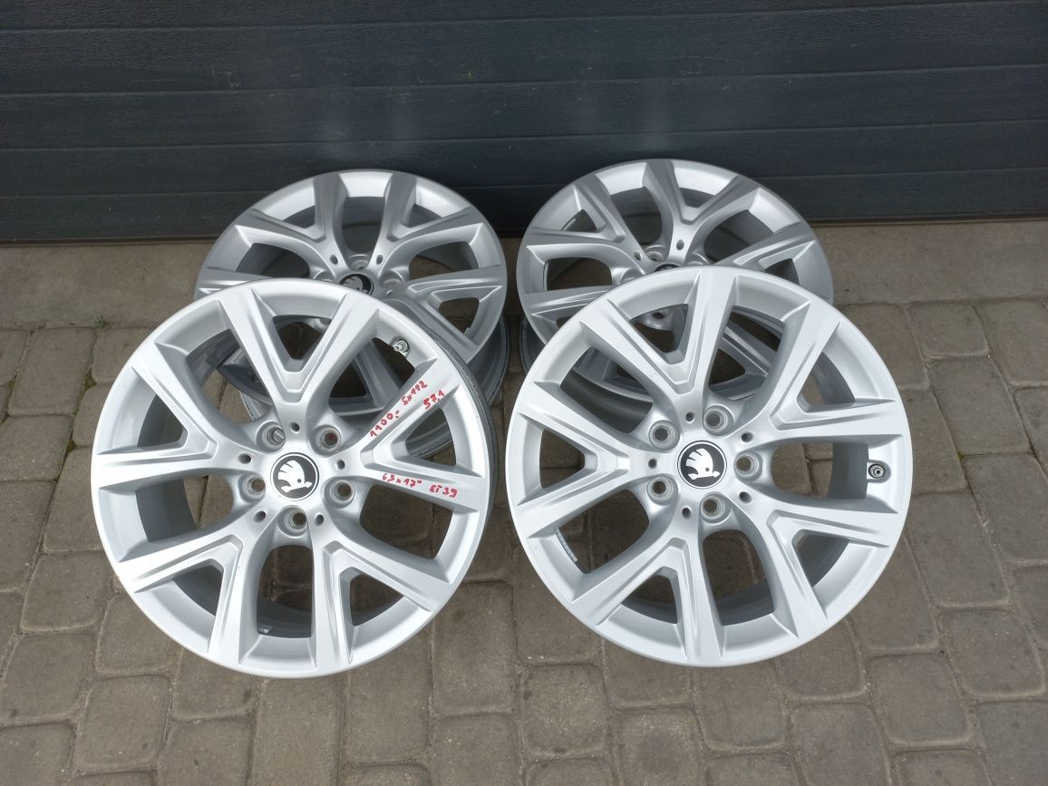 Felgi aluminiowe 17" 5x112 do Skoda