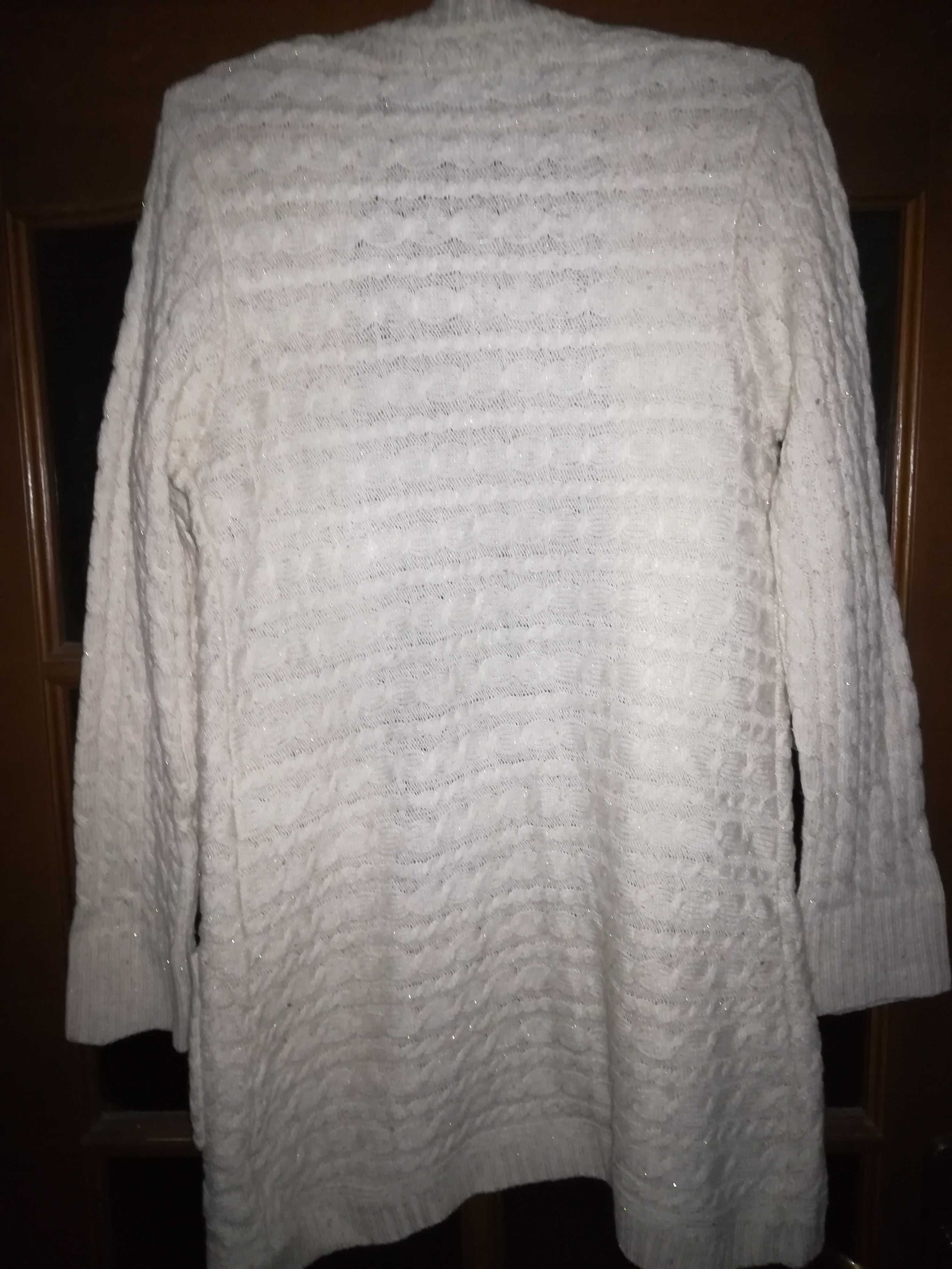 Damski sweter H&M 36 38 S M kardigan narzuta