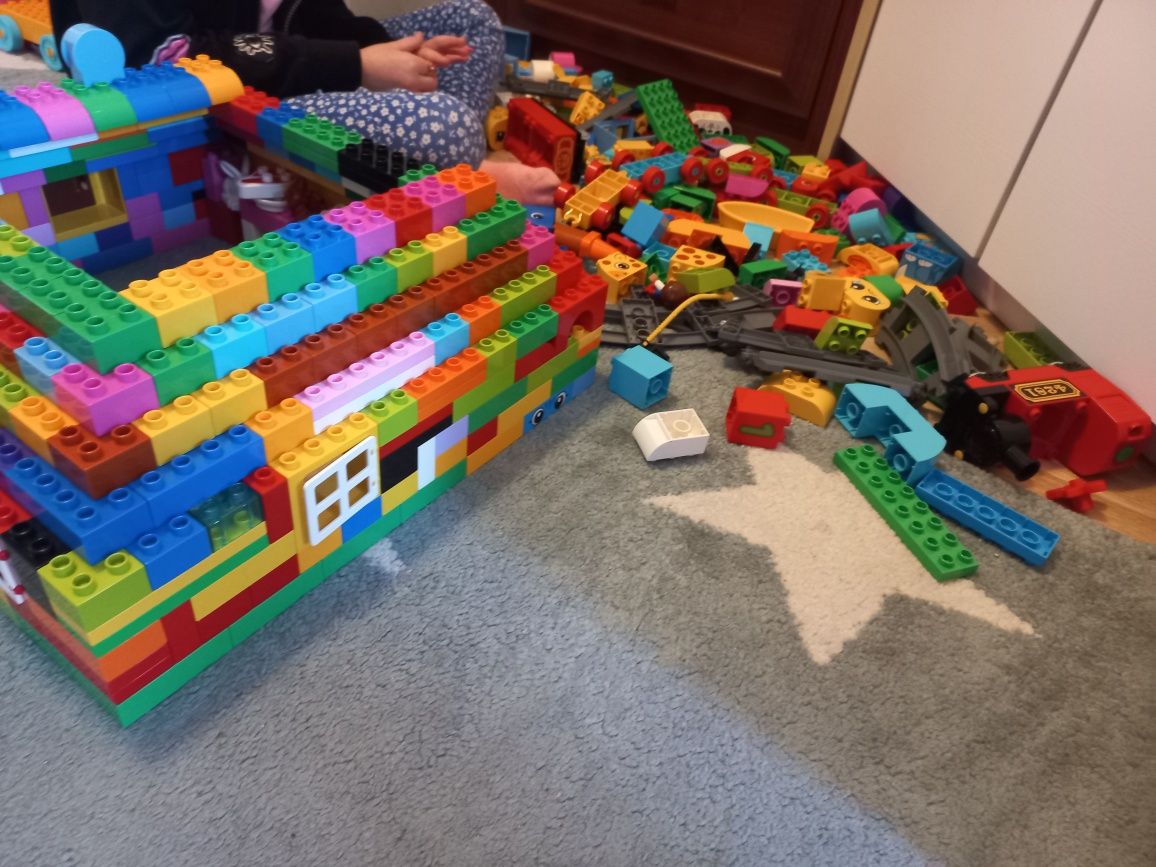 Lego Duplo mega zestaw ciuchcia pociag parowy