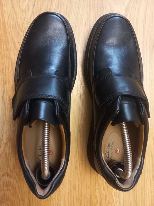 Мужские новые кожаные туфли Clarks 41 p.