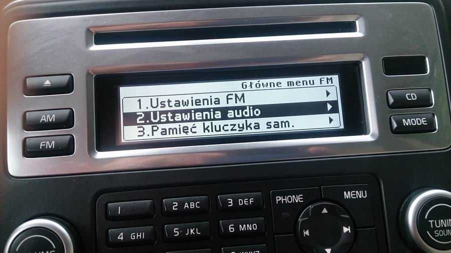 VOLVO zmiana regionu USA na EU prog tempomatu grzania webasto xenon