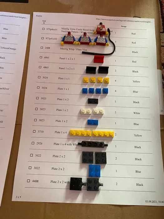 Lego 6044 Castle King's Carriage [cz. 2 - UNIKAT] 100% Komplet