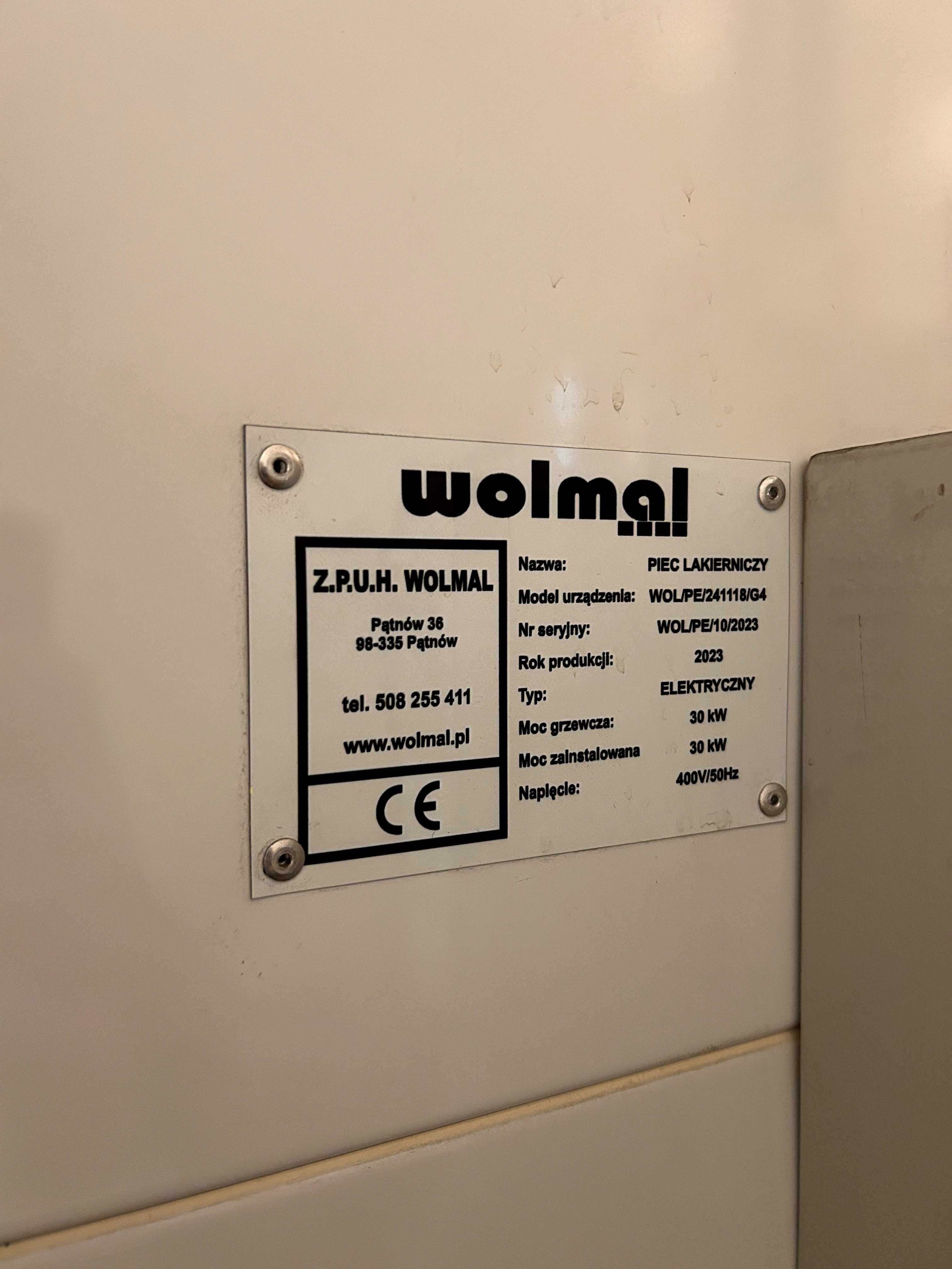 Piec do malowania proszkowego felg