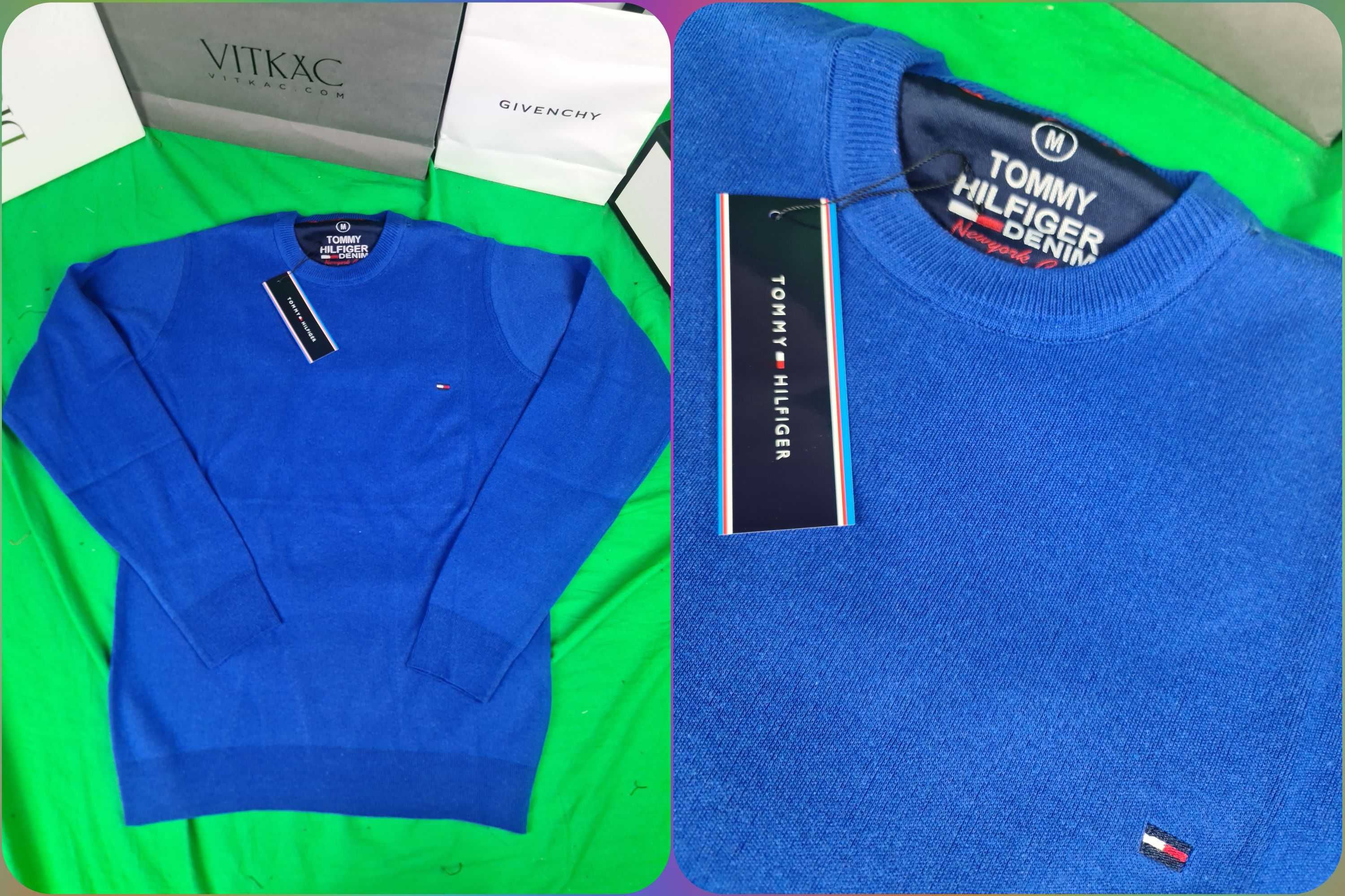 Swetry męskie nowe Tommy Hilfiger sweter Lacoste hit
