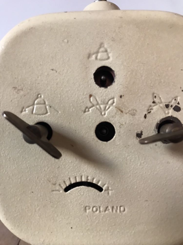 Zagar budzik Mera Poltik vintage Prl