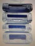 2 głośniki radio kasety CD wieza TECHNICS 4 elementy