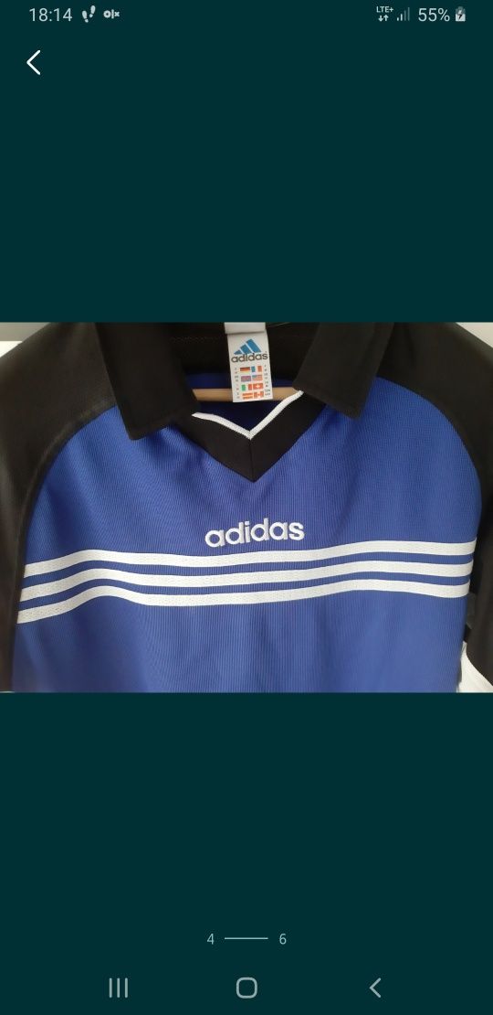 Adidas koszulka t shirt sport L piłka nożna
