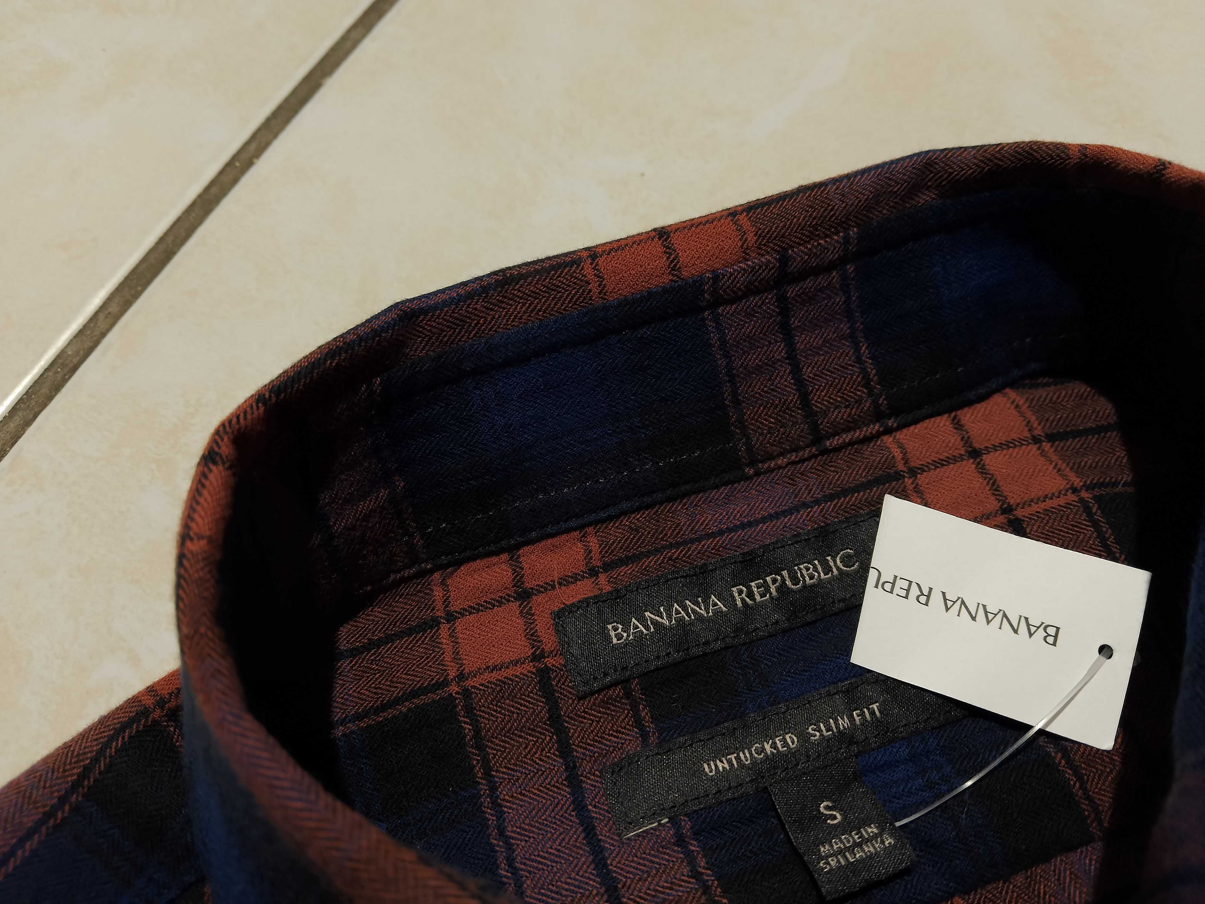 BANANA REPUBLIC USA - NOWA! z Metkami Koszula Męska rozmiar S