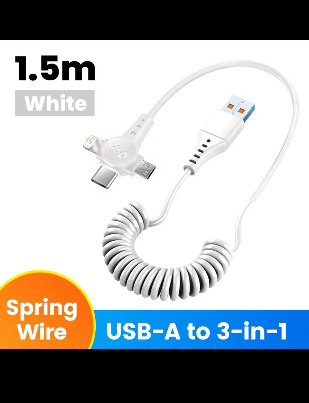 Kabel USB C 120W 3w1