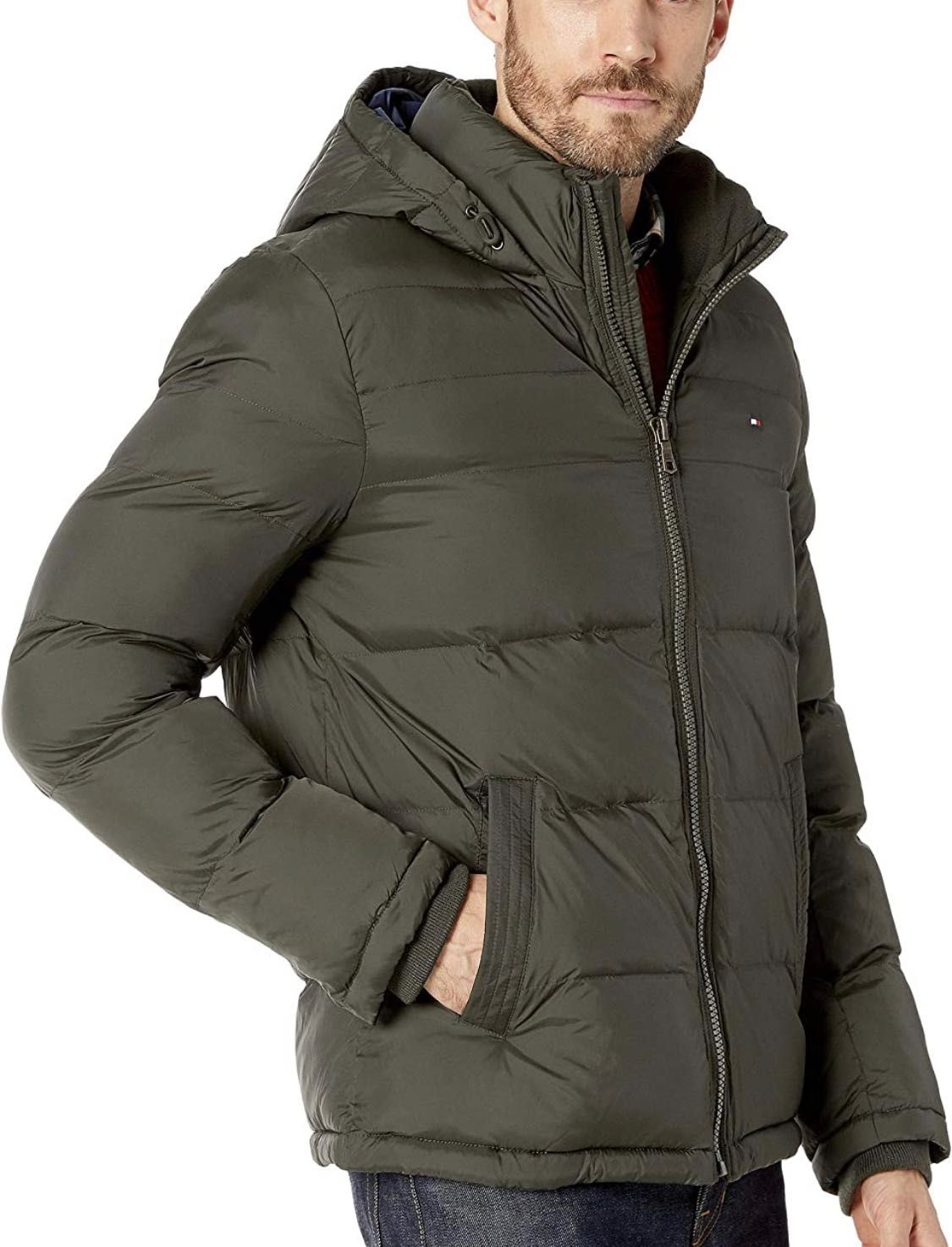 XXL 52 Tommy Hilfiger пуховик куртка хаки парка зимняя зимова ххл 2xl