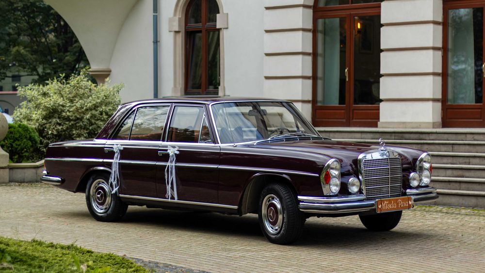 Mercedes W108 S-klasa do ślubu i inne okazje KROSNO