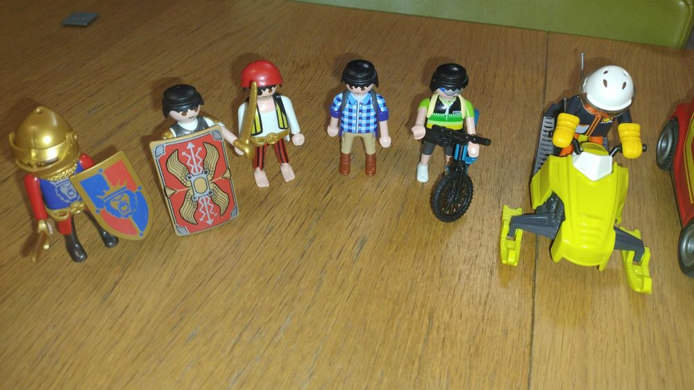 playmobil skuter sniezny straz pożarna rycerze pirat rower budowlaniec
