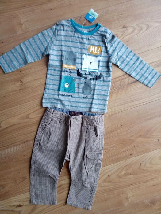 Komplet chłopięcy 6-9 miesięcy