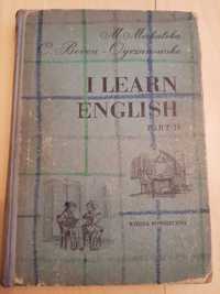 Książka "I learn English -part II" -M. Michalska, C. Beven-Oyrzanowska