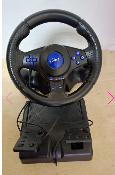 Руль ігровий з педалями