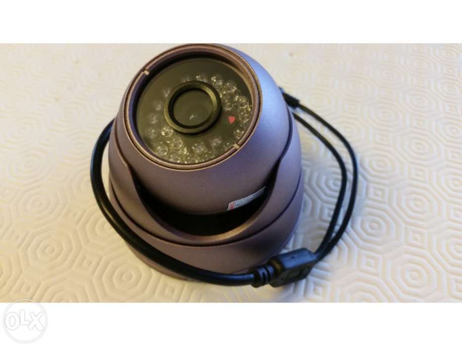 Câmara vídeo vigilância c sensor Sony CCD 1/3 camara cctv dome cinza m