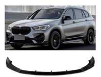 Dokładka Zderzaka Splitter BMW BMW F48 F49 X1 CZARNY POŁYSK / CARBON