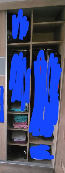 Szafa do zabudowy z biurkiem