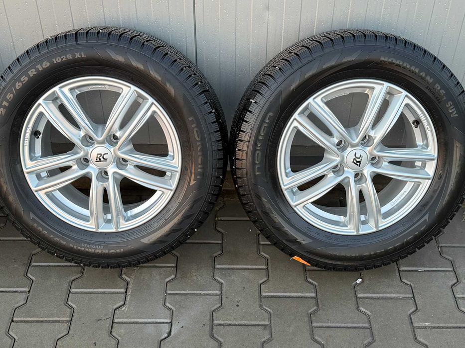 Koła Alufelgi 16 cali 5x114,3 z oponami zimowymi 215/65R16 toyota kia