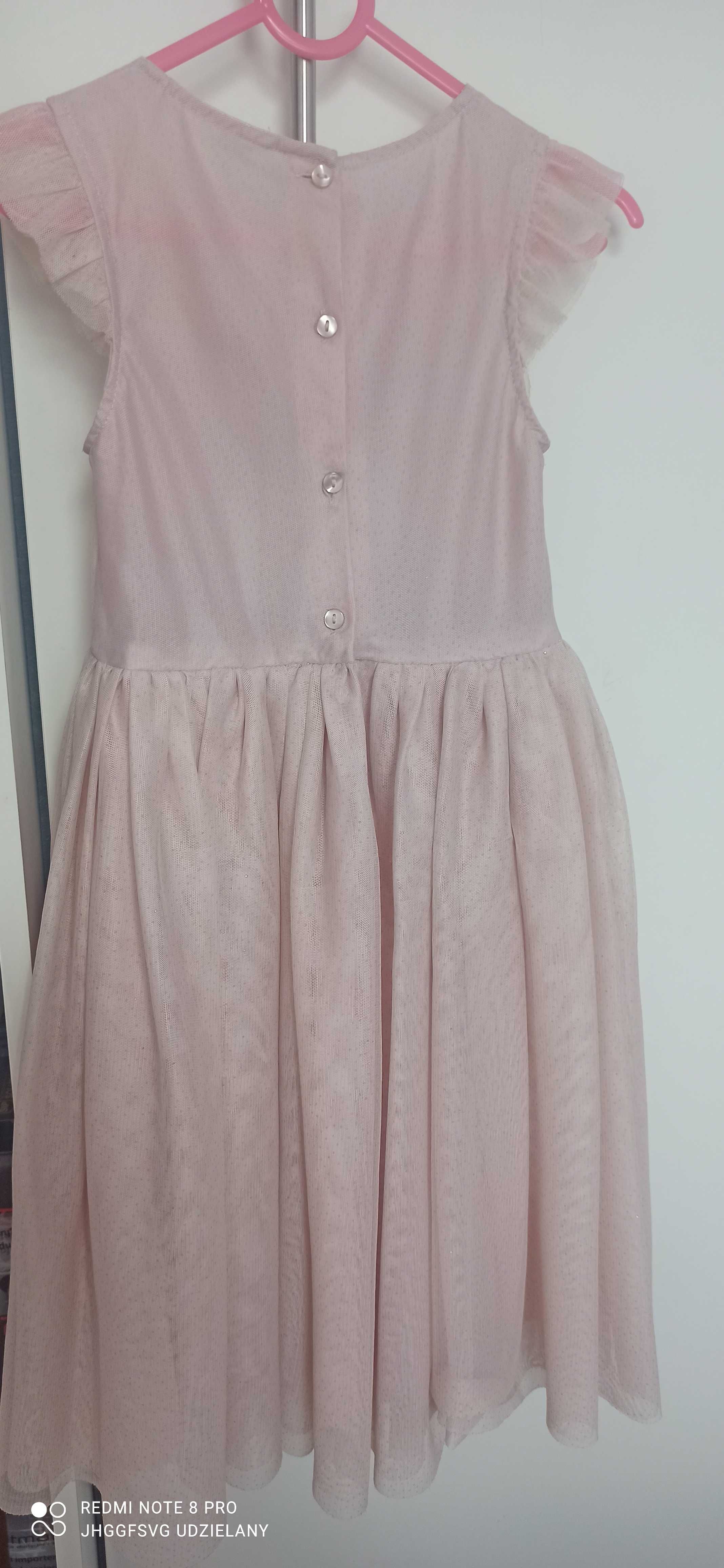 Ładna sukienka H&M 5-6 lat r.116