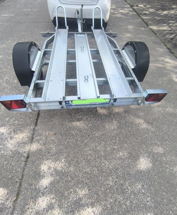 Przyczepa do przewozu motocykli , wynajem